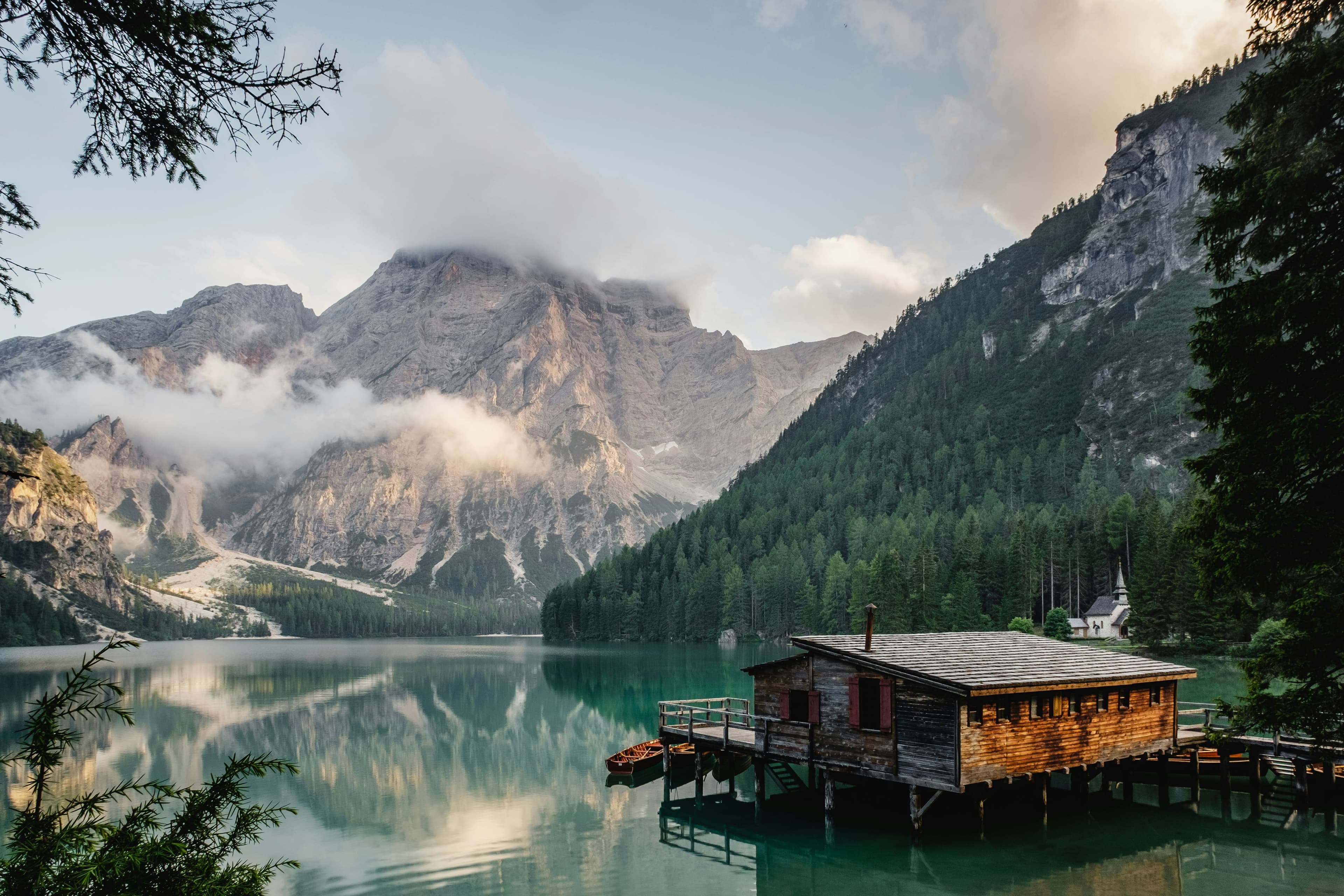 Majestic mountain peak at sunrise symbolizing power and achievement