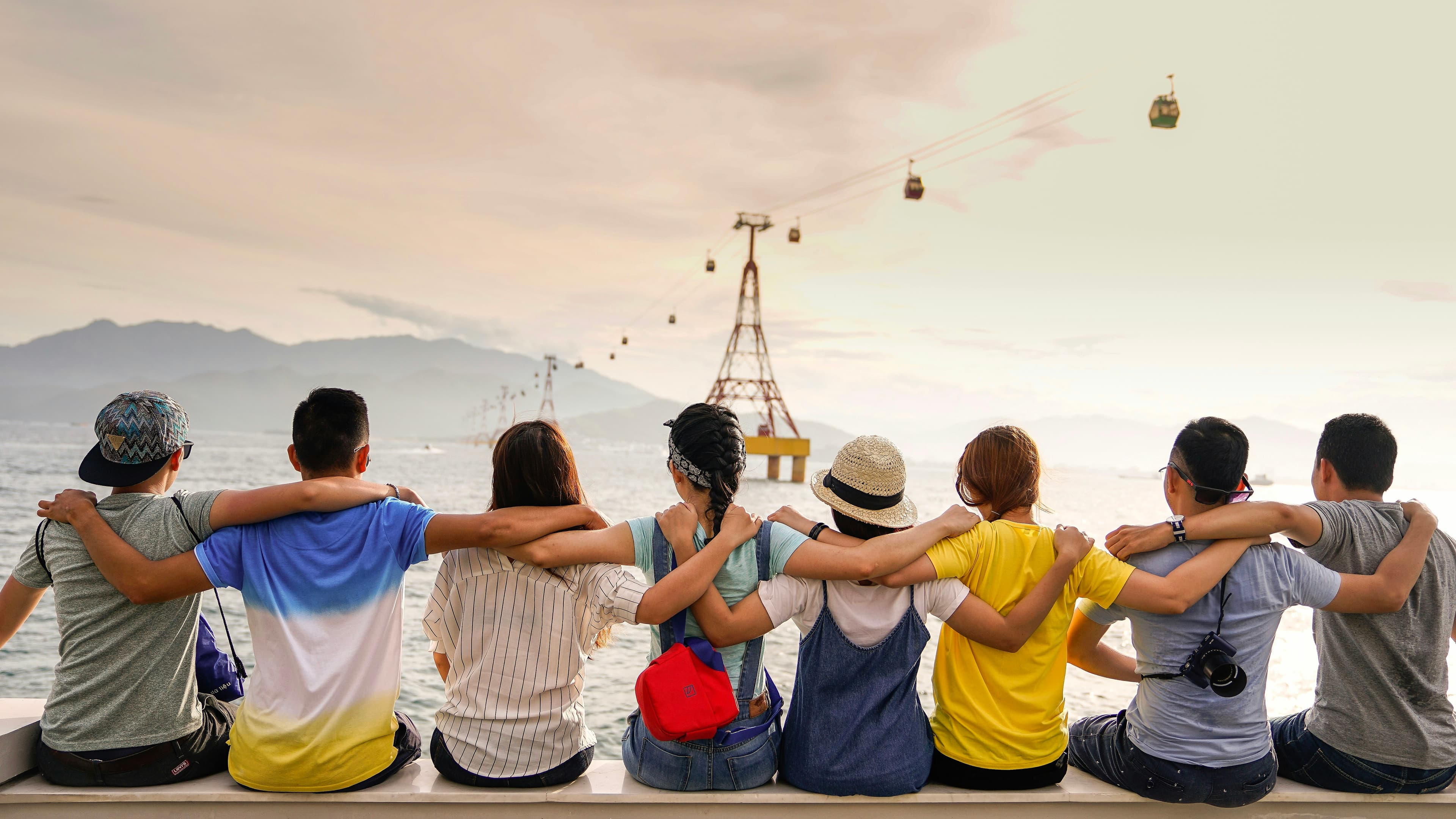 Friends laughing and enjoying time together, symbolizing genuine friendship and connection